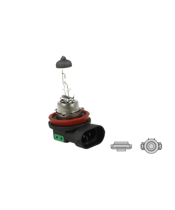 2 PZ Lampada Alogena H16 12V 19W PGJ19-3 Clear Compatibile Osram OA64219L Per Renault Capture
