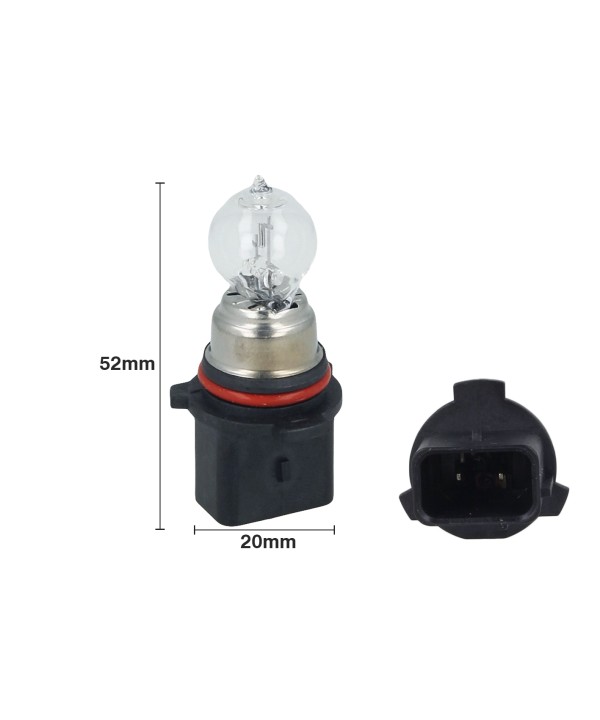 2 PZ Lampada Alogena PSX26W 12V 26W PG18.5d-3 Clear Compatibile Philips 12278C1