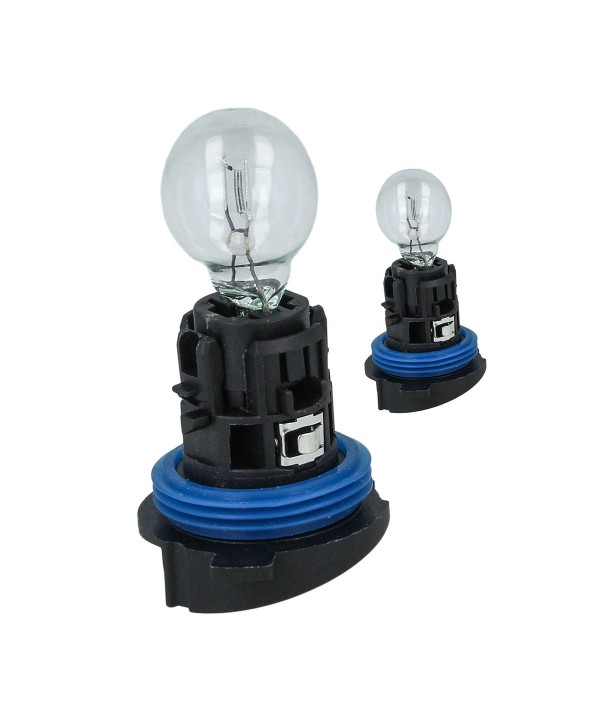 2 Pezzi Lampada Alogena HP24W 12V 24W Clear P24W Compreso Base Attacco Luci Diurne Peugeot 3008 5008 Citroen C5 Base Plastica Inclusa