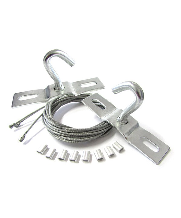 Kit Staffe Fissaggio a Sospensione Doppio Gancio Per Pannello Led LB5951 LB1231 SV4012 SV4059