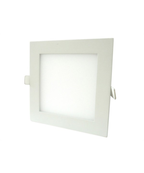 Pannello Faretto Led Da Incasso 12W Bianco Caldo 220V Quadrato Interno Esterno