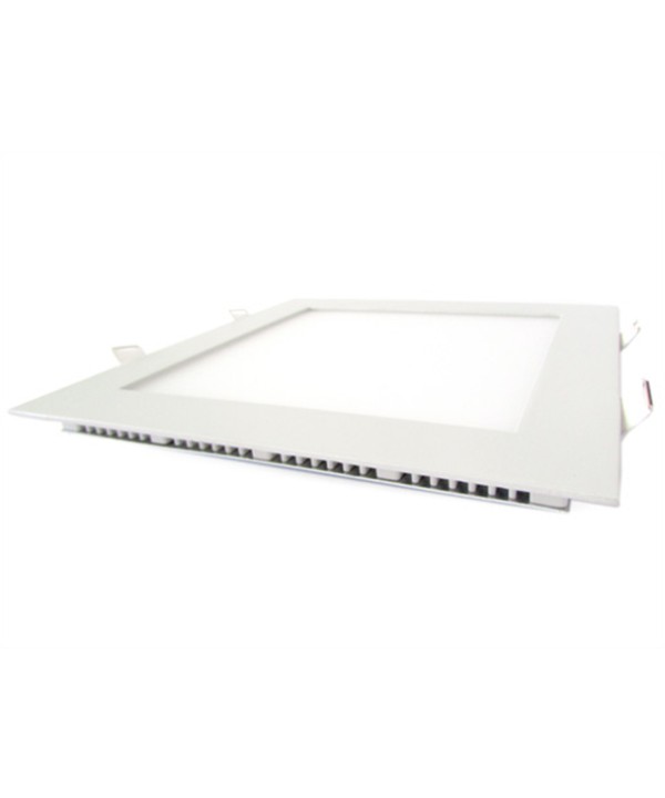 Pannello Led Plafoniera Faretto Incasso Da Soffitto Bianco Caldo 18W Quadrato 200X200mm 220V 96 Smd 2835