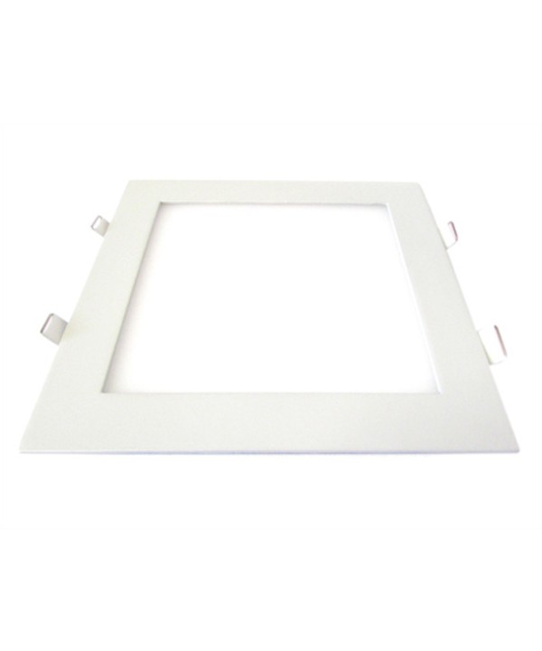 Pannello Led Plafoniera Faretto Incasso Da Soffitto Bianco Naturale 18W Quadrato 200X200mm 96 Smd 2835