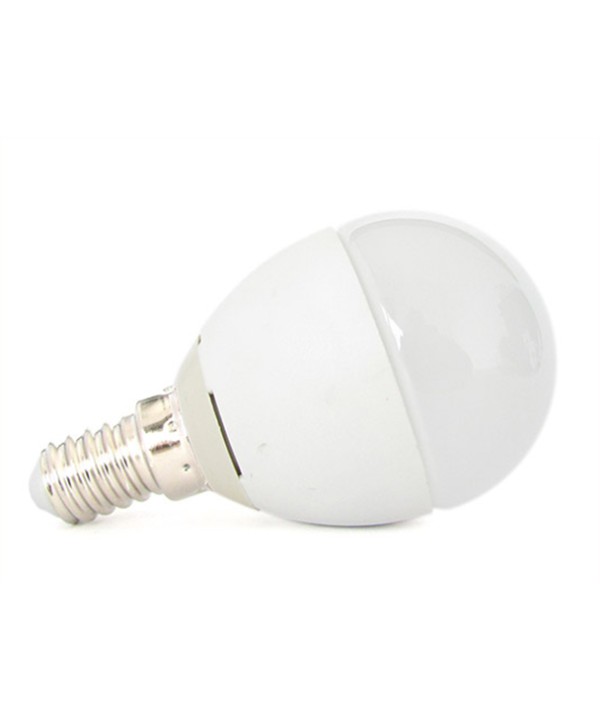 Lampada A Led E14 P45 6W Bianco Caldo Forma Sfera Bulbo Pallina 240 Gradi 220V SKU-168
