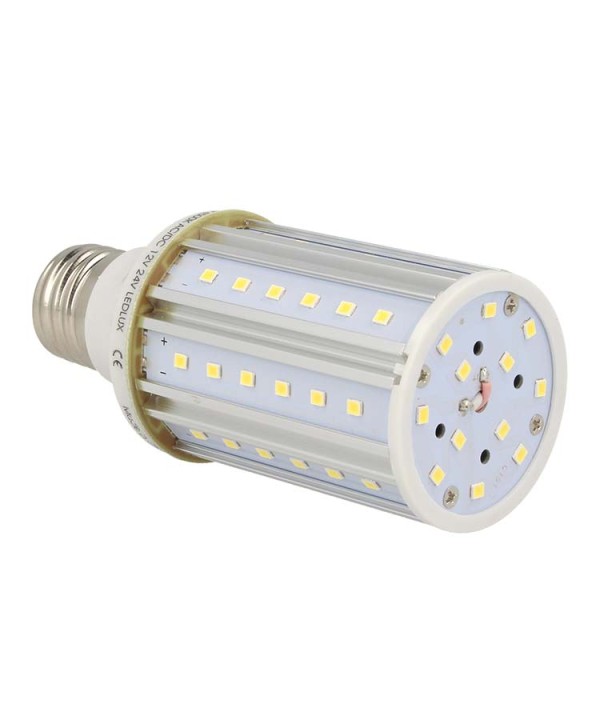Lampada LED E27 AC/DC 12V 24V 10W Bianco Neutro Per Officina