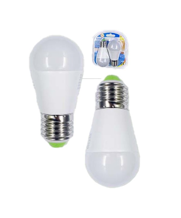 2 PZ Lampada A Led E27 G45 9W 860LM Bianco Caldo 3000K