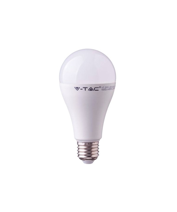 Lampada A Led E27 A65 15W 160LM/W 2500lm Freddo 6400K Piu Luminoso SKU-2814