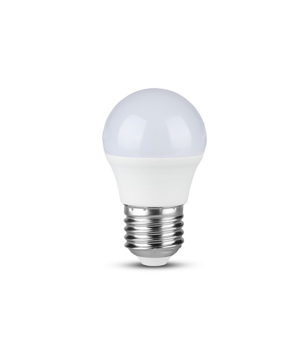 Lampada A Led E27 G45 5,5W Freddo 6400K Forma Sfera Bulbo Palla 240 Gradi 220V Chip Samsung SKU-176