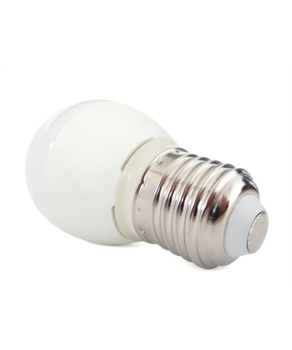 Lampada A Led E27 G45 5,5W Neutro 4000K Forma Sfera Bulbo Palla 240 Gradi 220V Chip Samsung SKU-175