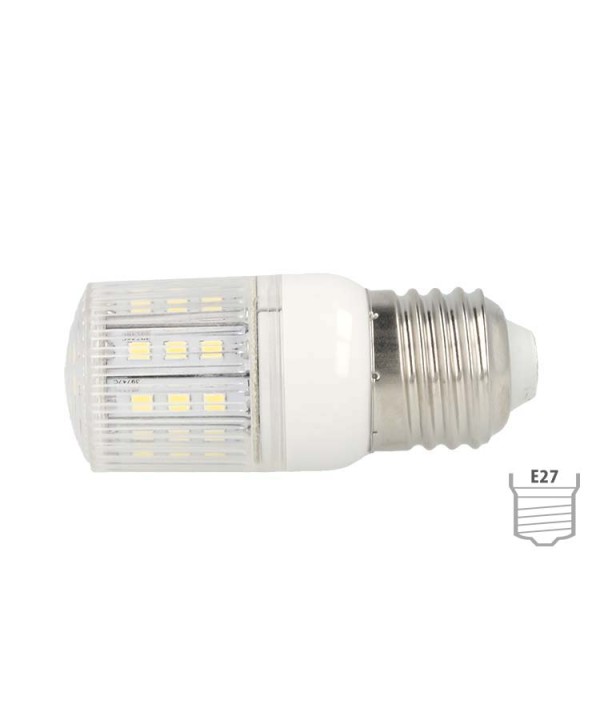 Lampada LED E27 4W 220V 27 SMD 5050 Bianco Freddo Basso Consumo