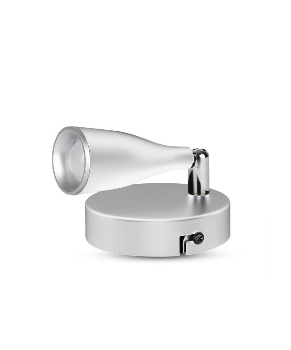 Applique Lampada Led Da Parete Colore Bianco 3000K Con Testa Orientabile IP20 4,5W SKU-218262