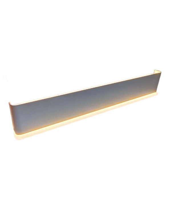 Applique Lampada Led Da Parete Rettangolare 20W 3000K Up-Down con Doppio Fascio Luminoso Carcassa Bianca IP44 SKU-218535