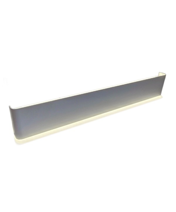 Applique Lampada Led Da Parete Rettangolare 20W 4000K Up-Down con Doppio Fascio Luminoso Carcassa Bianca IP44 SKU-218536