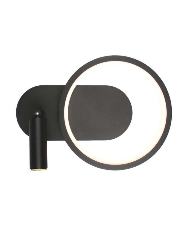 Applique Lampada LED da Muro 14W 250*100*180mm in Metallo Colore Nero 3000K SKU-14981