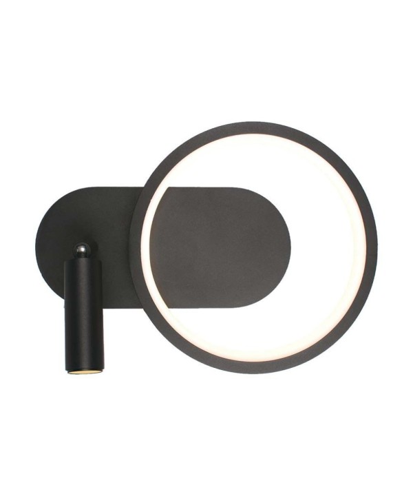 Applique Lampada LED da Muro 14W 250*100*180mm in Metallo Colore Nero 4000K SKU-14980