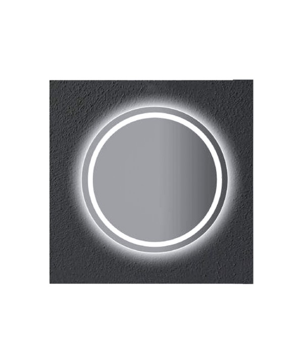 Specchio Bagno Con Luci Led 25W 6400K Rotondo Diametro 600mm IP44 Anti Fog SKU-40481
