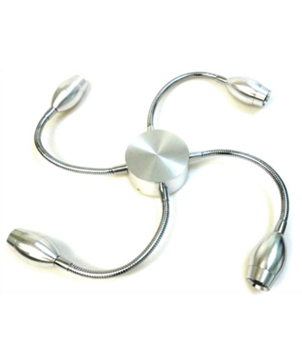 Applique Lampada Da Parete A Led 4X2W 220V Flexible Bianco Freddo