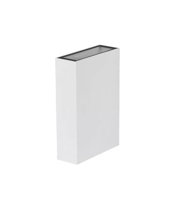 Applique Lampada LED da Muro Rettangolare 4W Colore Bianco 3000K IP65 Esterno Up-Down SKU-218560