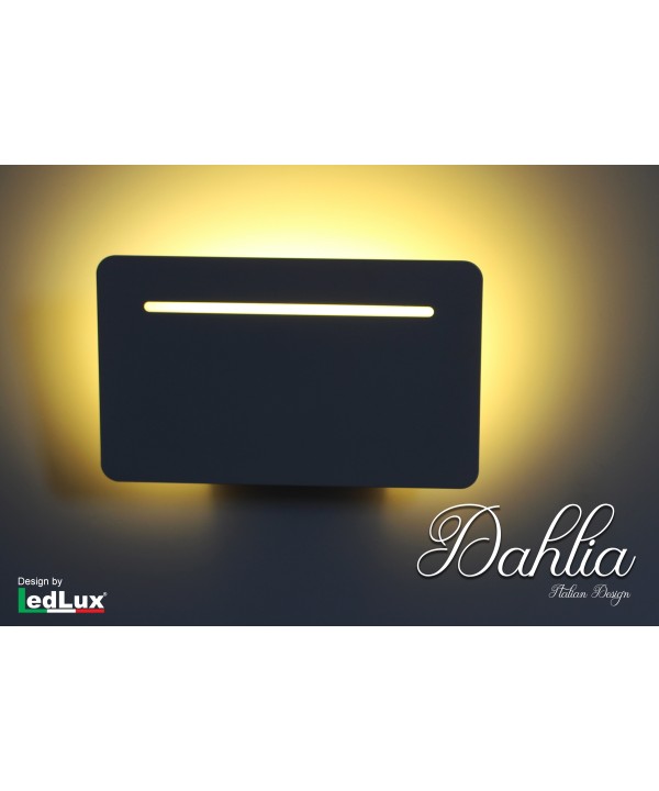 Applique Led Da Parete Modello Dahlia Italian Design Moderna 6W Bianco Caldo