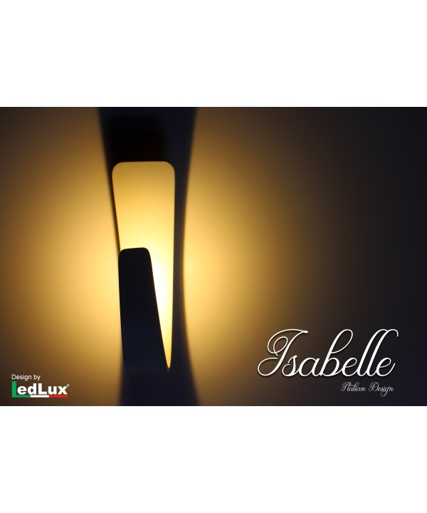 Applique Led Da Parete Modello Isabelle Italian Design Moderna 6W Bianco Caldo