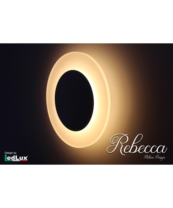 Applique Led Da Parete Modello Rebecca Italian Design Moderna 10W Bianco Caldo