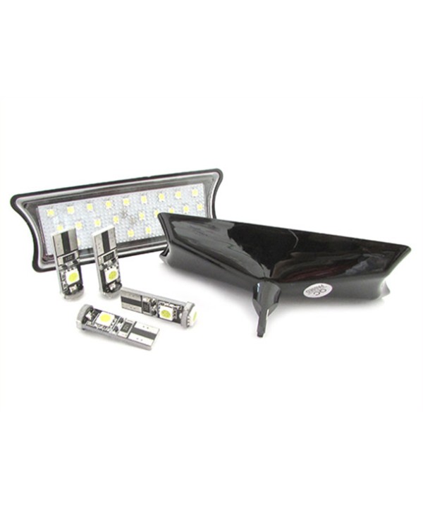 Kit Plafoniera Luci Led Di Cortesia Lettura BMW E60 E65 E87 Bianco 4 Lampade Led T10 Canbus Incluso