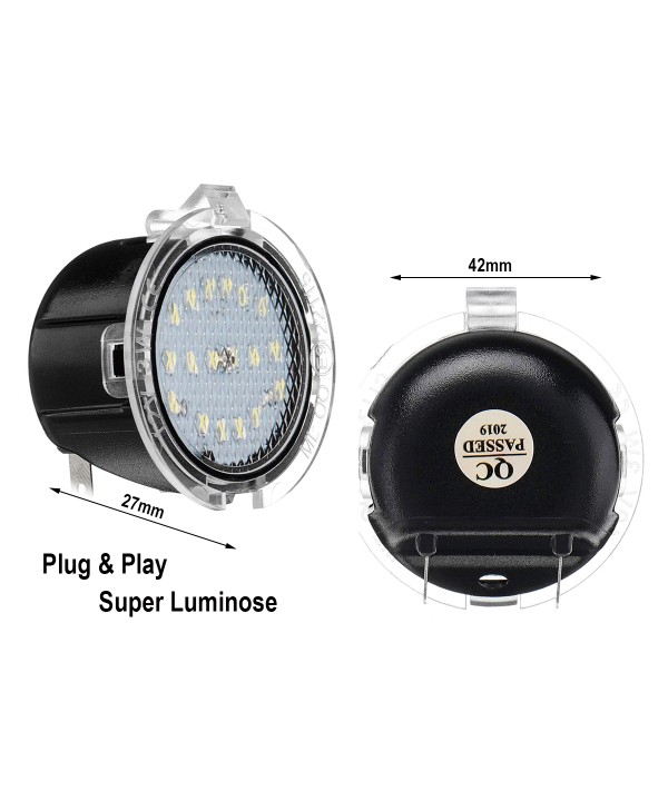 Kit Luci Led Di Cortesia Sotto Specchietto Retrovisore Toyota Tundra 2007-2017 Canbus Bianco 6000K 12V 5W