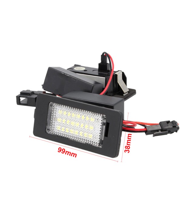Kit Luci Targa Led Audi Q5 A4 A1 4D 5D S5 A5 TT Passat Porsche Panamera Bianco Canbus No Errore
