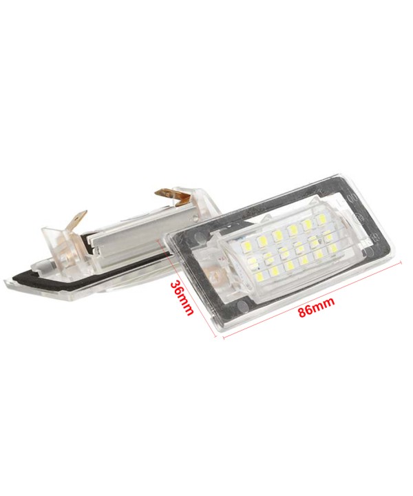 Kit Luci Targa Led Audi TT Da 1999 A 2006 Bianco OEM 8N0943021A 8N0943022A