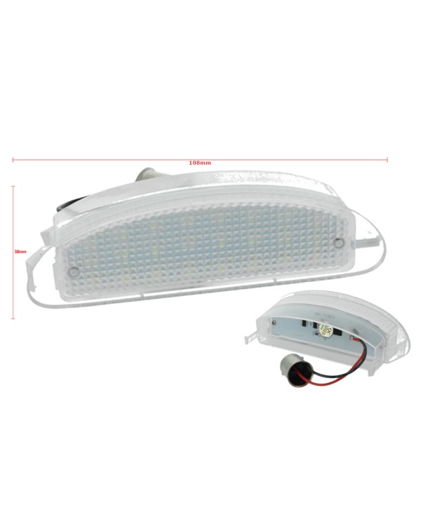 Kit Luci Targa Led Renault Clio II 1998-2005 Twingo I 1993-2007 Canbus Bianco