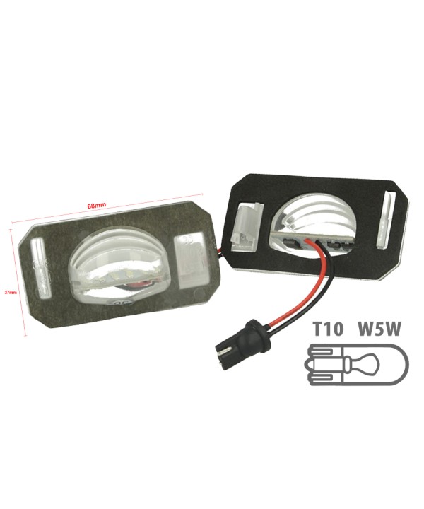 Kit Luci Targa Led Honda Geshitu 11-14 Spirior 09-15 Elysion 13-15 Jade 13-15 Ling Pai 13-15 Bianco Canbus