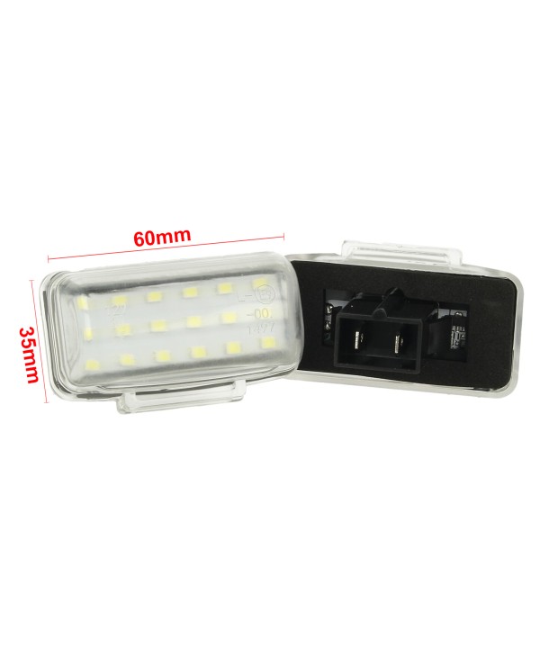 Kit Luci Targa Led Cadillac ATS ATS-L 12V 3W Canbus No Errore CE E9