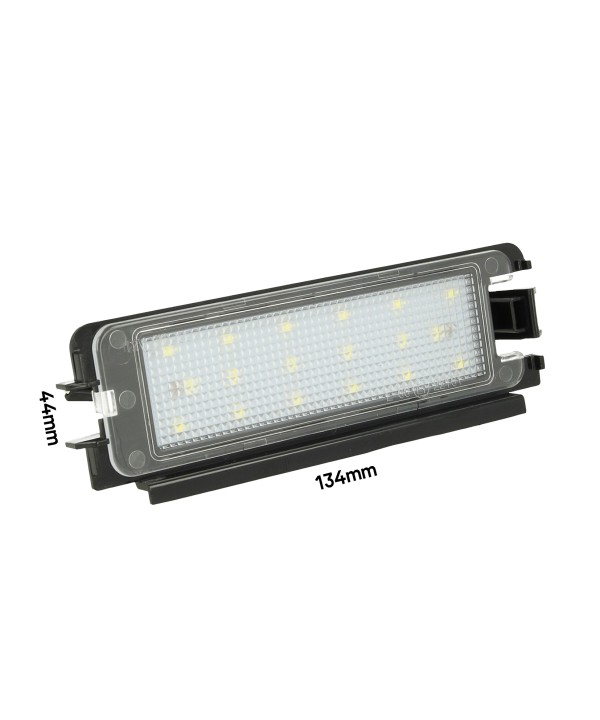 Kit Luci Targa Led Dacia Sandero II Dopo 2012 12V 3W Bianco Canbus