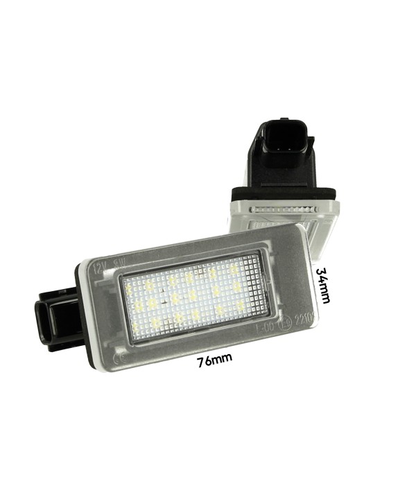Kit Luci Targa Led Nissan Serena C27 Da 2016 A 2019 12V 3W Bianco Canbus