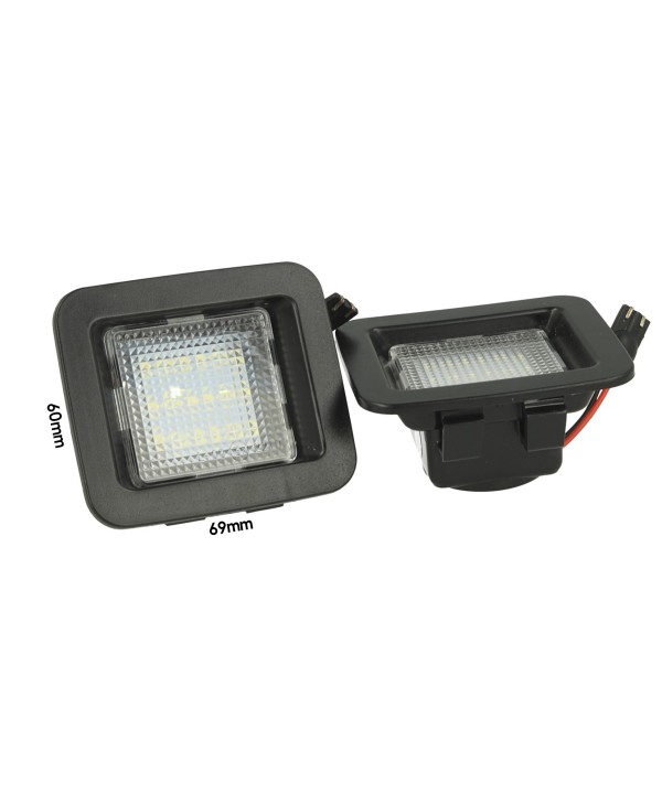 Kit Luci Targa Led Ford F-150 Raptor Dopo 2015 OEM FL3Z-13550-A 12V 3W Bianco Canbus