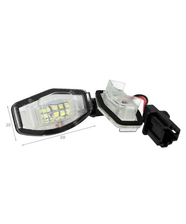 Kit Luci Targa Led Honda Accord MR-V Pilot Civic MK4 Acura MDX TL ILX OEM 34100S0A013 34106SNBA01