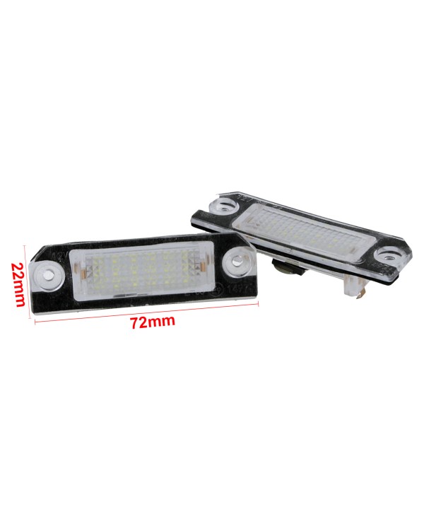 Kit Luci Targa Led VW Golf 4 5 Lupo Polo 9N Passat 3C B6 Limousine 12V 3W Canbus