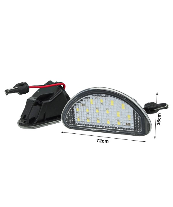 Kit Luci Targa Led Toyota Aygo 2005-2014 OEM 81270-0H010 Canbus Bianco 12V 5W