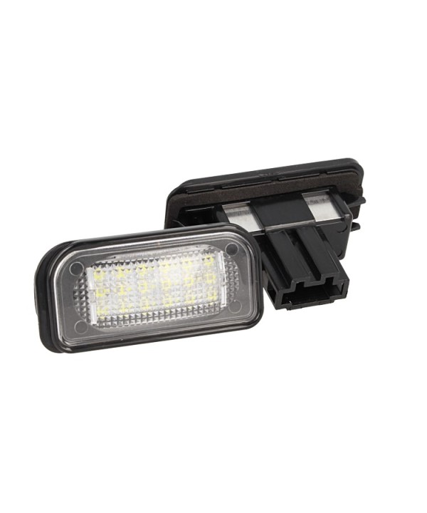 Kit Luci Targa Led Mercedes Benz W203 4D Sedan 18 Smd Bianco Canbus No Errore