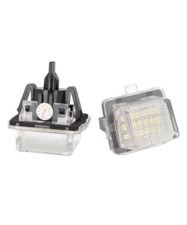 Kit Luci Targa Led Mercedes Benz W204 Wagon W221 C207 W212 C216 18 Smd Bianco