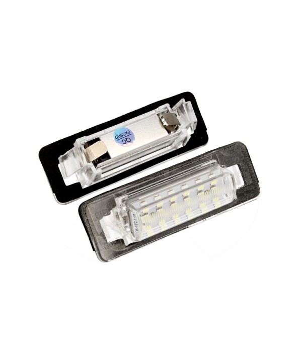 Kit Luci Targa Led Mercedes Benz W210 4D Sedan W202 4D Sedan Bianco Canbus No Errore