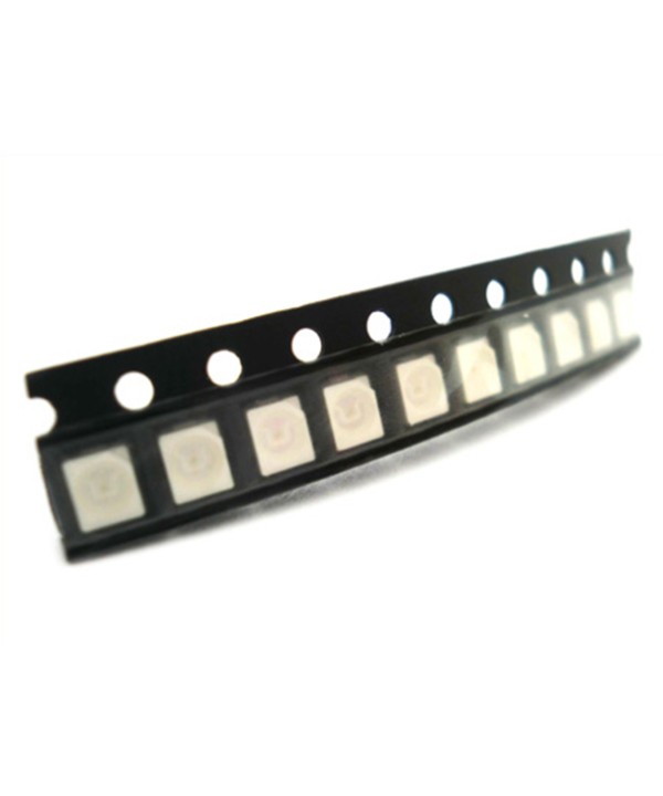 10 PZ Led SMD 3528 Rosso 2.0-2.2V 20mA 600 mcd