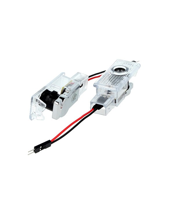 Kit Luci Led Logo Proiettori Auto Portiere Porsche 987 997 GT3 Cayenne Senza Modifica Plug & Play