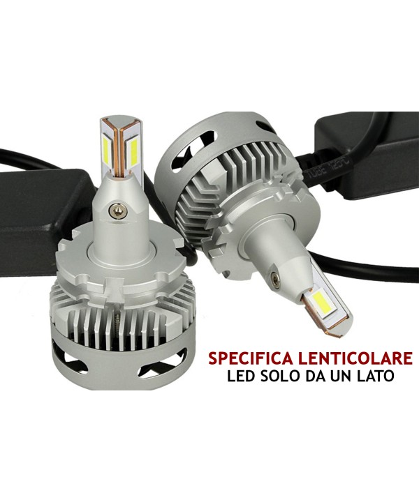 Kit Full Led Canbus Lampada D1S D1R D3S 45W 12V 24V Per Faro Lenticolare Piu Lumisoso Dello Xenon Originale