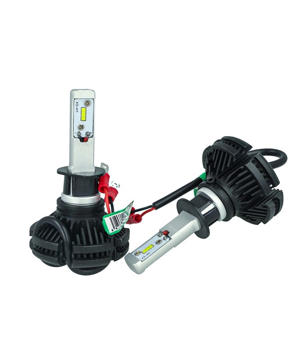Kit Full Lampada Led H1 12V 24V 30W 3600 Lumen IP67 Per Abbagliante e Fendinebbia Senza Driver