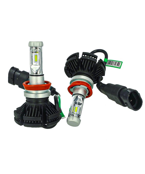 Kit Full Lampada Led H8 H11 12V 24V 30W 3600 Lumen IP67 Per Abbagliante e Fendinebbia Senza Driver