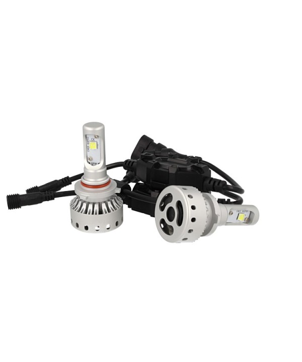 Kit Full Led Canbus HB3 9005 40W 5000 Lumens Con Ventilatore 12V 24V 2 Cree XHP 50