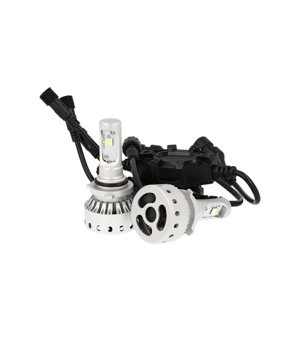 Kit Full Led Canbus HB4 9006 40W 5000 Lumens Con Ventilatore 12V 24V 2 Cree XHP 50