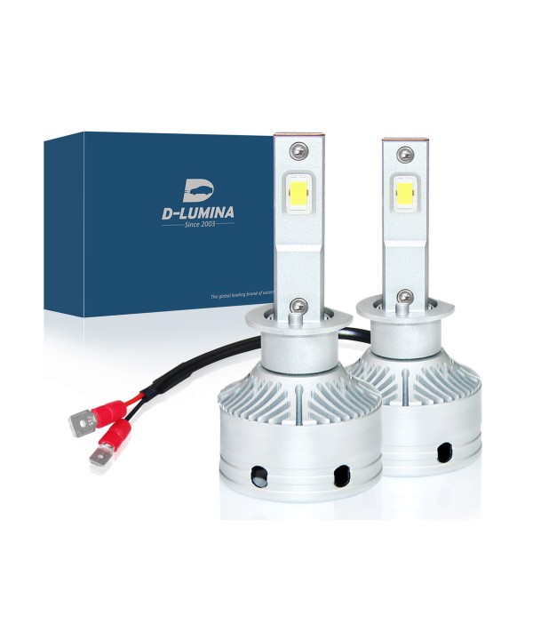 Kit Full Led H1 12V 50W 8000 Lumen Canbus All In One IP65 Dissipazione a Ventola