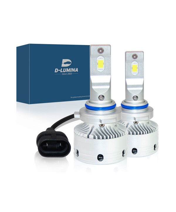 Kit Full Led HB3 9005 12V 50W 8000 Lumen Canbus All In One IP65 Dissipazione a Ventola